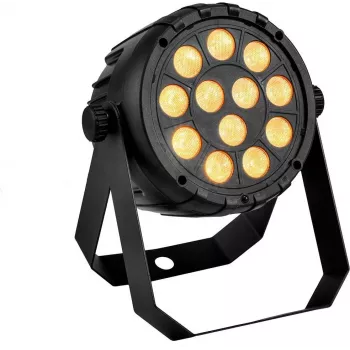 LED PAR šviestuvas EUROLITE PARty Spot Silent RGB/WW — scenos PAR lempa, RGB + šilta balta