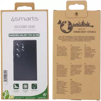 Dangtelis 4smarts Galaxy S24 Ultra 17,3 cm 6,8 colio juodas