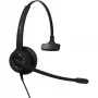 Mono USB ausinės Plusonic 10.1P — vienos ausies USB ausinės, suderinamos su Teams ir Skype