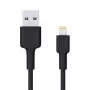 „Lightning“ laidas AUKEY CB-AL05 1 m, juodas