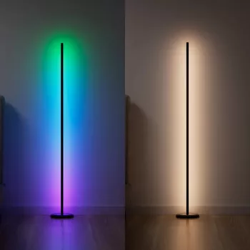 Stovima lempa Nanoleaf N7204K02-1FL 22W RGBW — reguliuojama RGB ir derinama balta šviesa