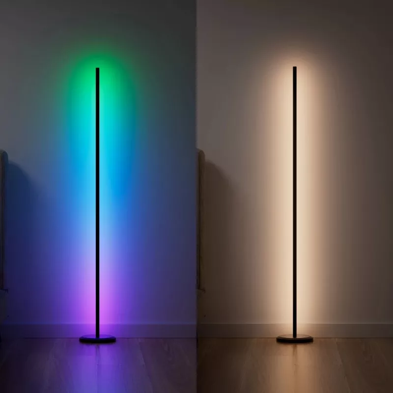 Stovima lempa Nanoleaf N7204K02-1FL 22W RGBW — reguliuojama RGB ir derinama balta šviesa