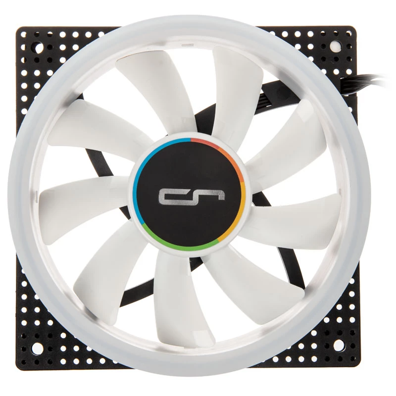 Cryorig Crona X 120 mm ventiliatorius, baltas — 400–1700 RPM, 60.6 CFM, 2.65 mmH2O