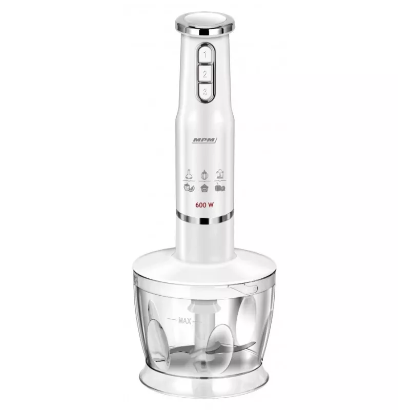 Rankinis trintuvas MPM MBL 43 baltas 600W su priedais