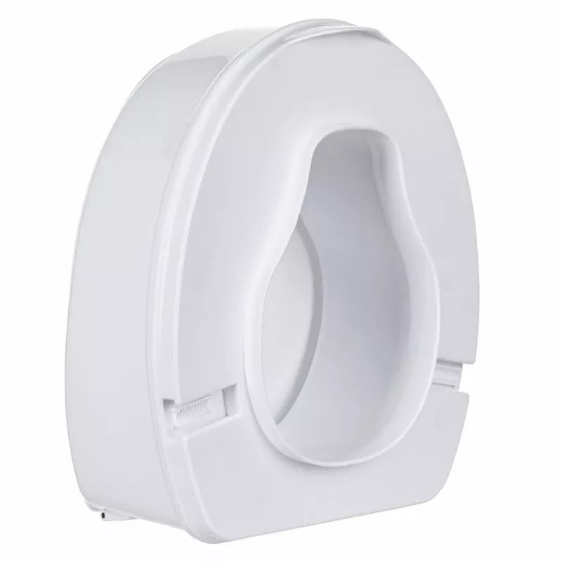 Pakeliamo tualeto sėdynės priedas ActionMed NT15AM — prailginimas, 15 cm aukštis, polipropilenas, užrakinamas, maks. apkrova 180 kg, vidinė anga 210×268 mm, plotis 360 mm
