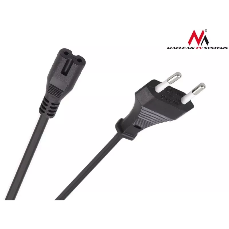 Maitinimo laidas MACLEAN MCTV-809 — 1,5 m, maitinimo kištukas C tipo – C1 mova, 220–250 V