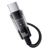 Baseus Gem USB A į USB C greito įkrovimo laidas 2 m 100 W juodas