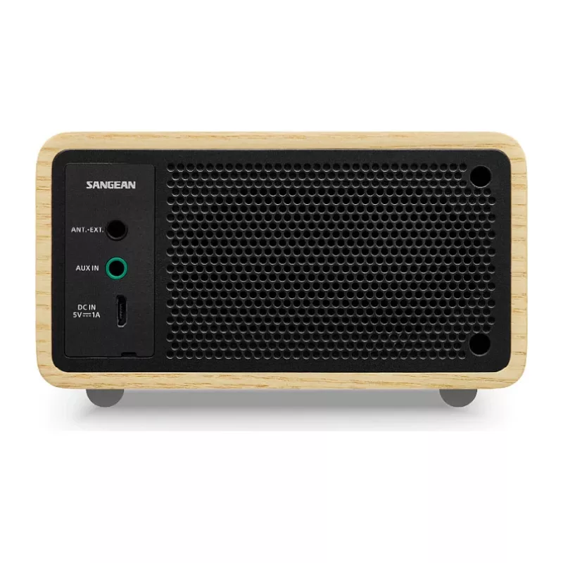 Stalinis radijo imtuvas Sangean DDR-7 Natural Wood FM AM Bluetooth, medinis korpusas, FM/AM derintuvas, Bluetooth garso srautas