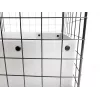Cage c&c Moduliniai Narvai 5x2 Juodi Jūrų Kiaulytei Ežiukui Triušiui — 1800×370×750 mm, 8,5 kg