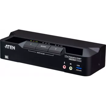ATEN CS1922A KVMP jungiklis 2 krypčių, DisplayPort, USB 3.0, 8K (CS1922A)