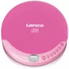 Nešiojamasis CD grotuvas Lenco CD-011 rožinis