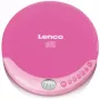 Nešiojamasis CD grotuvas Lenco CD-011 rožinis