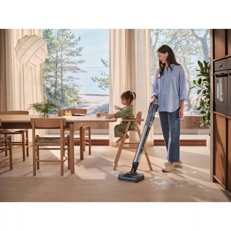 Electrolux EW82U2DB 3-in-1 belaidis dulkių siurblys Baterija Sausam ir šlapiam valymui Cikloninis Be maišelio 85 W Mėlynas 4.3 Ah