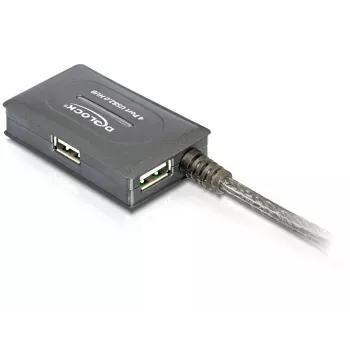 DeLock USB2.0 ilgintuvo laidas 10m aktyvus su 4 prievadų šakotuvu - šakotuvas - 4 x USB2.0 (82748)