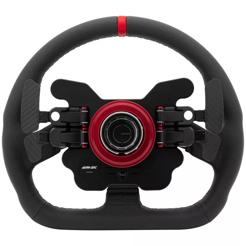Simagic GT1-SD Leather lenktyninis vairas, nuimamas