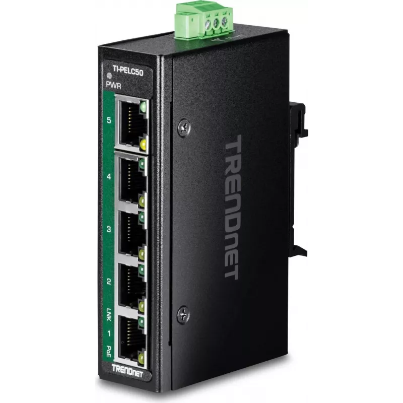 TRENDnet 5-PORT INDUSTRIAL FAST ETHERNE - Switch - 5-Port (TI-PELC50)