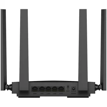 Stalinis maršrutizatorius Cudy WR3600 Dviejų juostų „Wi‑Fi 7“ (802.11be), iki 2882 Mbps, 4× Gigabito LAN, 1× WAN, Juodas