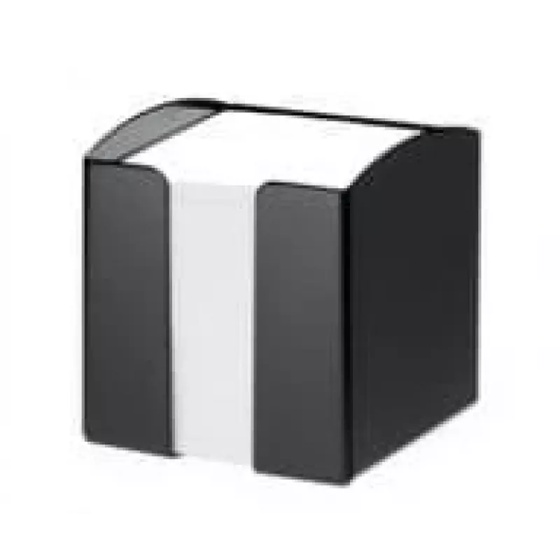 Patvarus TREND Square Juoda užrašų bloknotas 105x100x100 mm