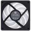 120mm Lian Li UNI FAN CL Wireless Reverse Juoda — modelis 12RCL1W1B, magnetinė jungtis, modulinis RGB