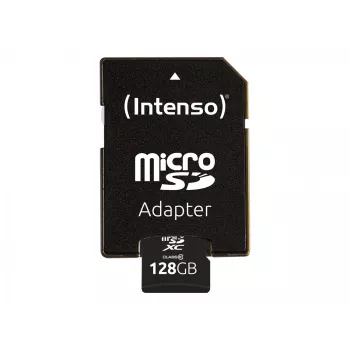 ATMINTINĖ MICRO SDXC 128GB C10/W/ADAPTER 3413491 INTENSO