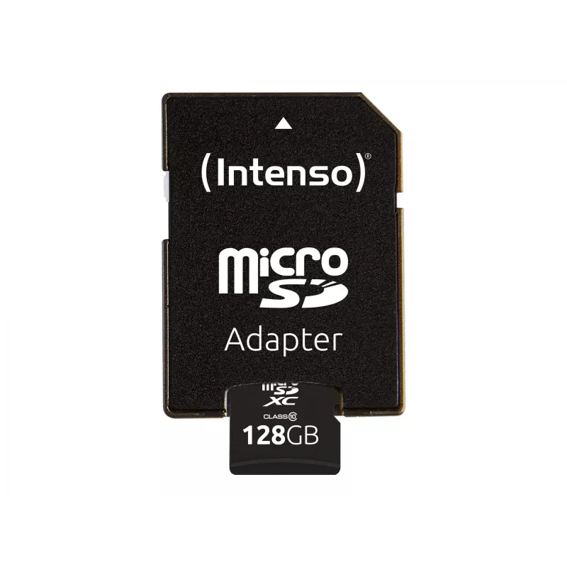 ATMINTINĖ MICRO SDXC 128GB C10/W/ADAPTER 3413491 INTENSO
