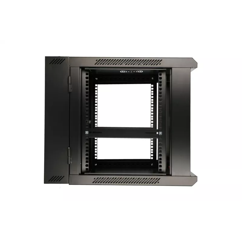 Extralink pakabinama spinta 9U 600x600 AZH juoda, sieninė, varstoma