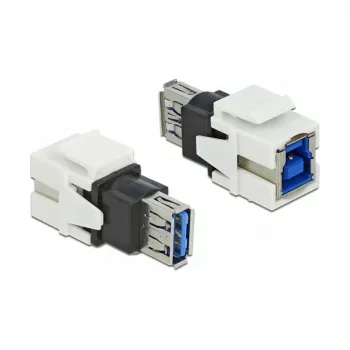 „Keystone“ modulis DeLOCK 86394 Plokščias Baltas USB A