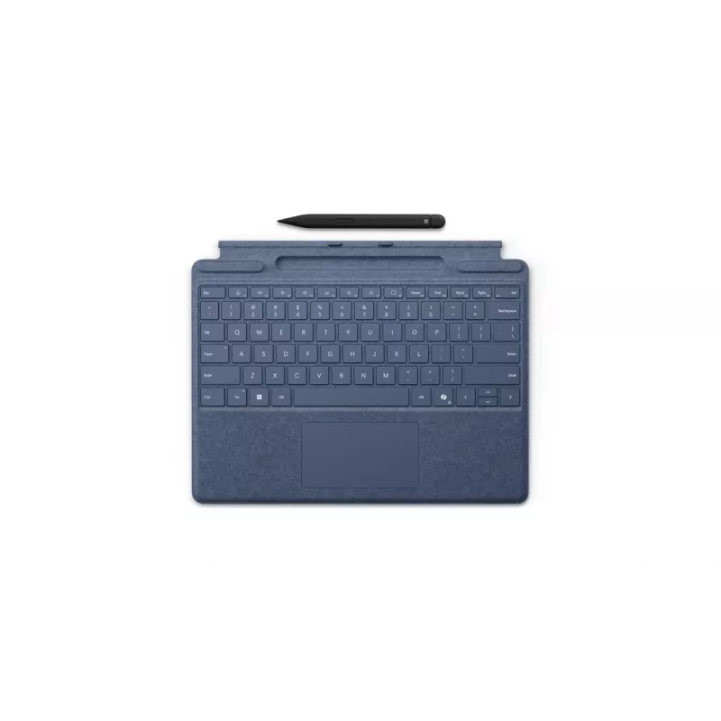 Microsoft Surface Pro klaviatūra with plonas Pen QWERTZ German Blue