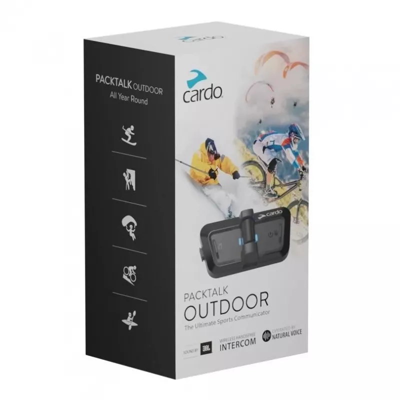 CARDO PACKTALK OUTDOOR SINGLE motociklinis ryšio įrenginys