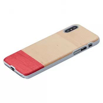 man and wood išmaniojo telefono dėklas, skirtas iPhone XS Max — baltas „miss match“