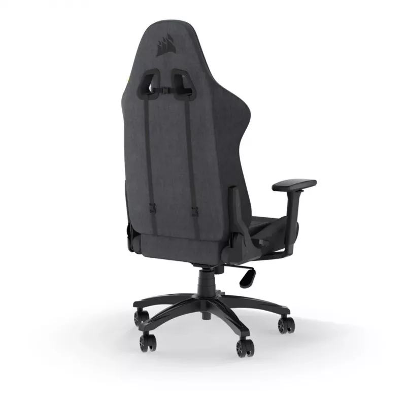 CORSAIR - TC100 RELAXED žaidimų kėdė (medžiaga – pilka/juoda)