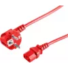 Maitinimo laidas CEE7/7 į C13 ShiverPeaks BS09-05054 raudonas 5 m
