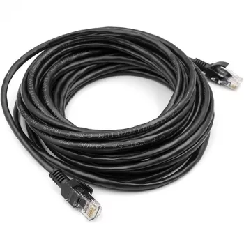 Laidas Cat5E UTP, 7,5 m, juodas