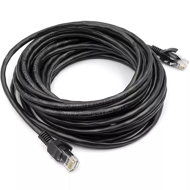 Laidas Cat5E UTP, 7,5 m, juodas