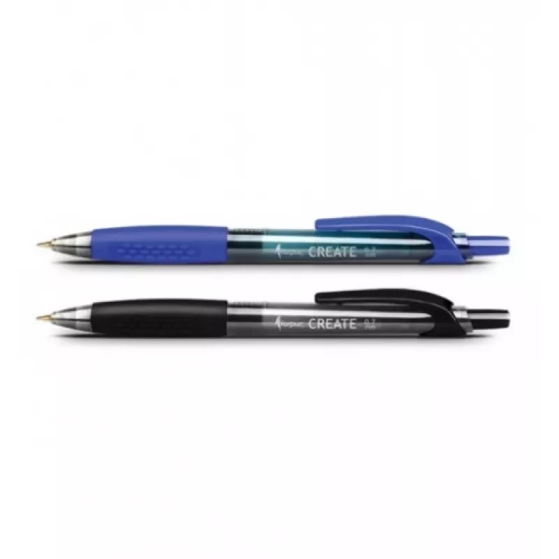 Ištraukiamas rašiklis Forpus Create, 0,7 mm, juodas 1208-050
