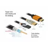 HDMI laidas DeLOCK 85729 2 m HDMI Type A Standard juodas auksinis
