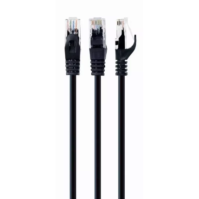 Tinklo kabelis Gembird PP6U-2M/BK RJ-45 Cat6 2m juodas
