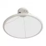 Synergy 21 LED šviesos skydelis R600 neutraliai baltas apvalus permatomas