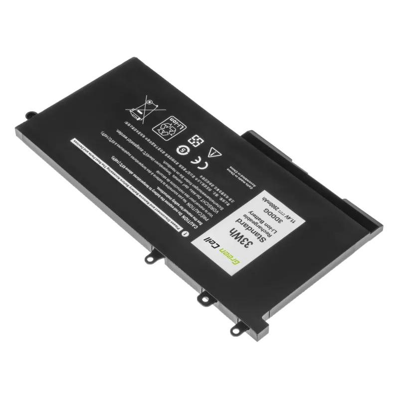 Baterija Green Cell, skirta DELL Latitude 5280 5290 5480 5490 5495 5580 5590, 11,4 V, 2900 mAh, Li-Ion