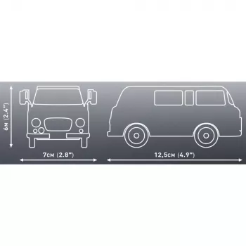 Konstruktorius Cobi Barkas B1000 24600 mastelis 1:35 modelio rinkinys, detalios kaladėlės