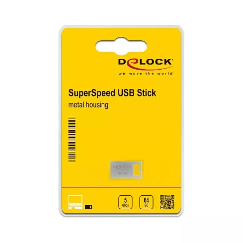USB atmintinė DeLOCK 64 GB USB Type-A 3.2 Gen 1