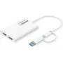 ROLINE Ekrano adapteris USB Type C A - Dual HDMI 4K60 ST/BU - Adapteris - Skaitmeninis/Duomenų (12.03.3206)