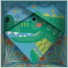 Ravensburger dažymo rinkinys CreArt Do it together – Krokodilas (vaikų bendras dažymo rinkinys)