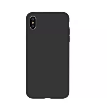 Apsauginis silikoninis dėklas Devia, skirtas iPhone XS Max (6.5 col., juodas)