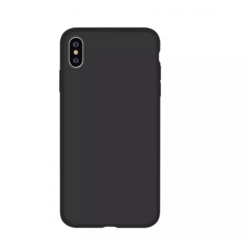 Apsauginis silikoninis dėklas Devia, skirtas iPhone XS Max (6.5 col., juodas)