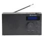 Radijas DENVER DAB-51B — kompaktiškas skaitmeninis DAB+/FM/AM radijas, juodas