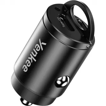 Automobilinis įkroviklis YENKEE CAR 01 Power Delivery 30W 2×USB-C