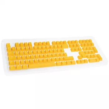 Klaviatūros klavišų rinkinys Ducky DKSA109-DEPDYDYYWO1 geltonas PBT dvigubo liejimo DE išdėstymas 109 klavišai