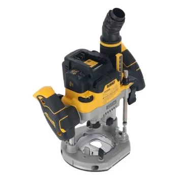 Plunge Router DeWalt DCW620NT-XJ, akumuliatorinis bešepetėlis, 18V, 1600W galia, 11–23k RPM, 12,7 mm įvorė, dulkių ištraukimo anga, LED, 3,6 kg, dėklas