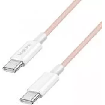 LogiLink USB 2.0 Type-C laidas C/m> C/m Nailonas 60W rožinis - Laidas - Skaitmeniniai/Duomenys (CU0345)